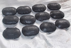 Oval-Shaped Coal Charcoal Briquettes 