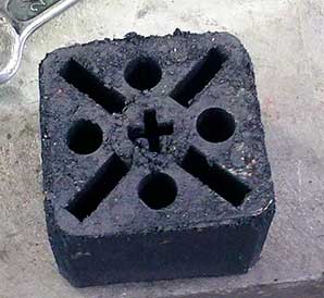 Honeycomb Charcoal briquette