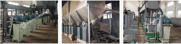 charcoal briquette production