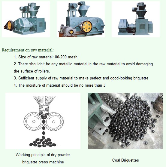 dry powder briquette press